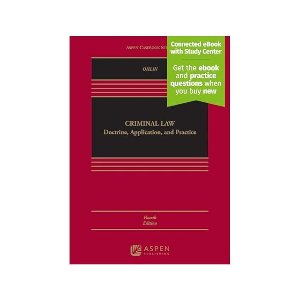 Criminal Law: Doctrine, Application, and Practice - Ohlin | eBook PDF
