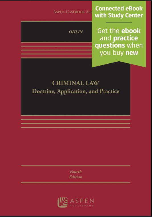 Criminal Law: Doctrine, Application, and Practice - Ohlin | eBook PDF